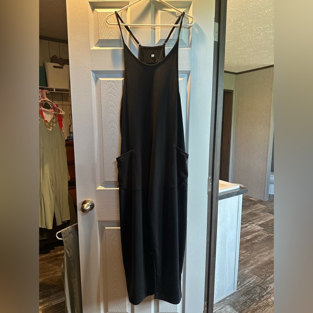 Black Sleeveless Romper